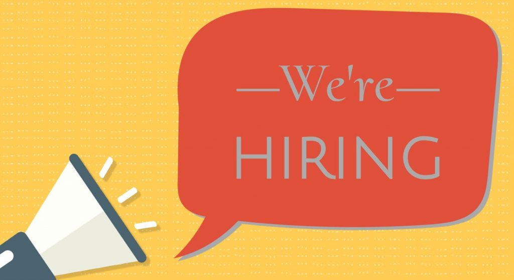 We are Hiring graphic