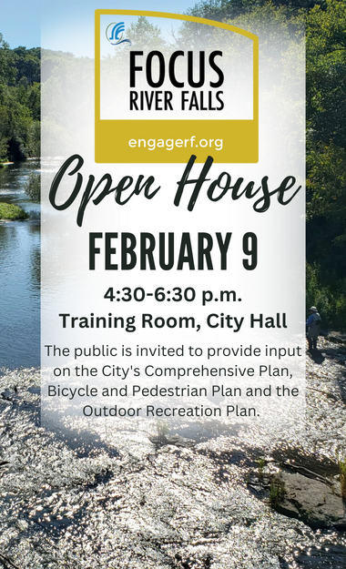 Open House graphic for City's Comp Plan and more