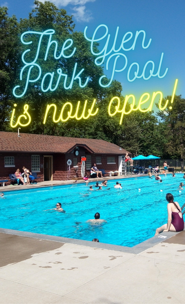 Glen Park pool open graphic